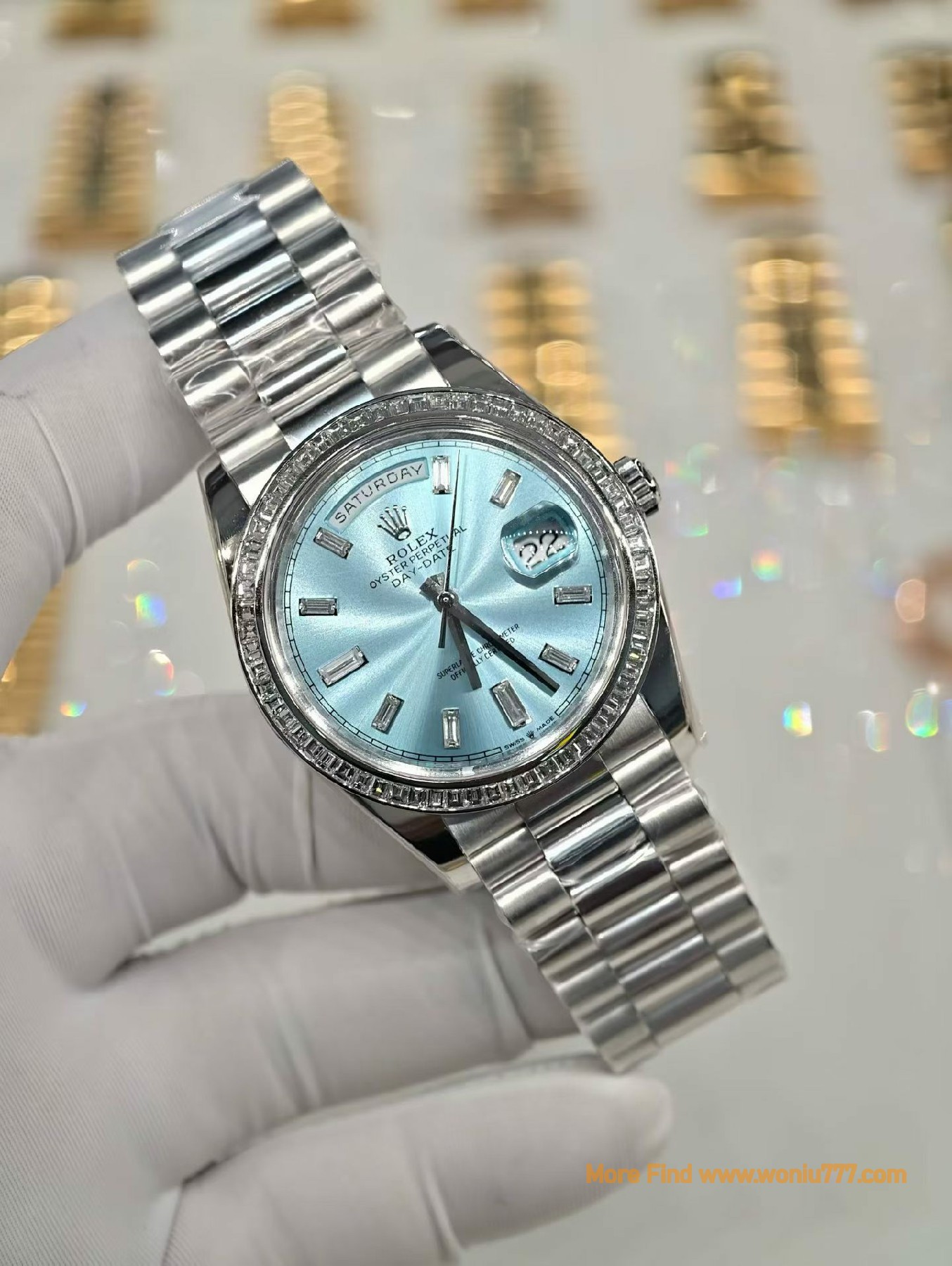 改装顶级复刻手表劳力士星期日历型 Rolex replica watch m228396tbr-0002腕表 / 