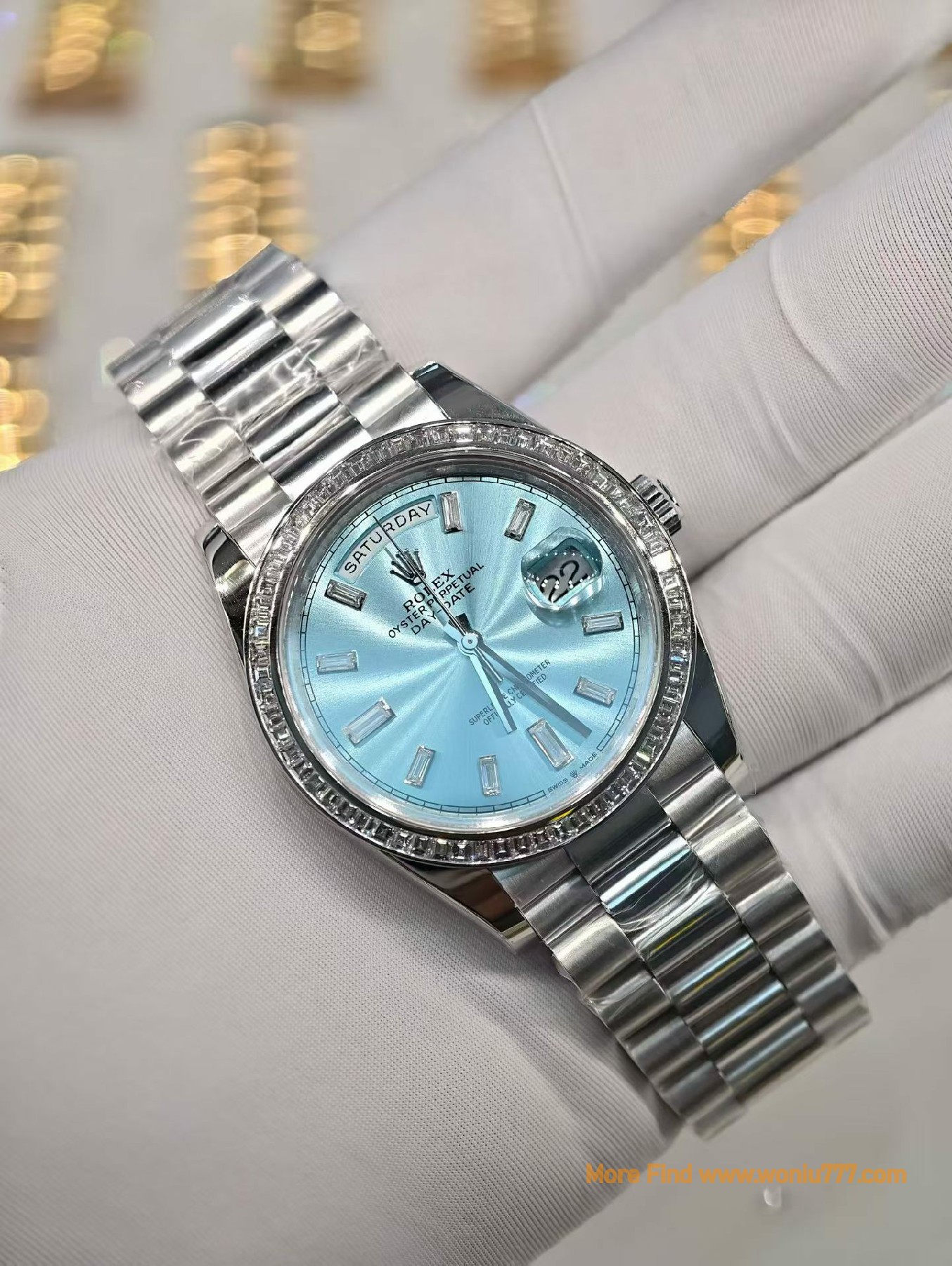 改装顶级复刻手表劳力士星期日历型 Rolex replica watch m228396tbr-0002腕表 / 