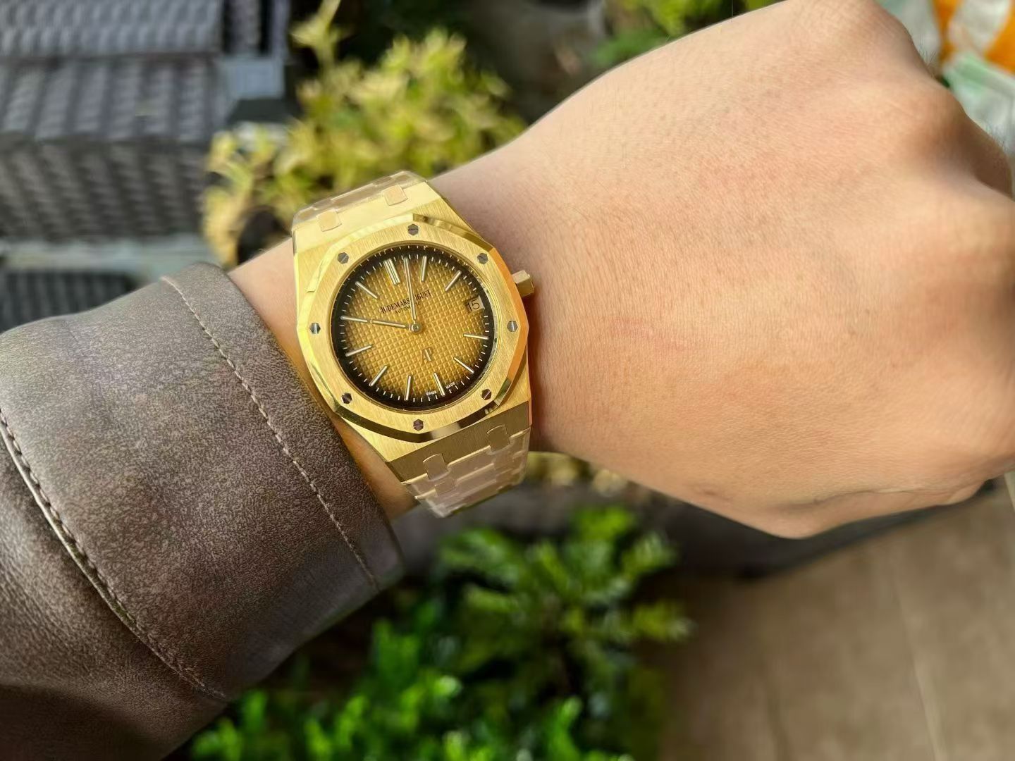 ZF愛彼皇家橡樹高仿手錶 Audemars Piguet replica watches 16202BA.OO.1240BA.02腕表 /  