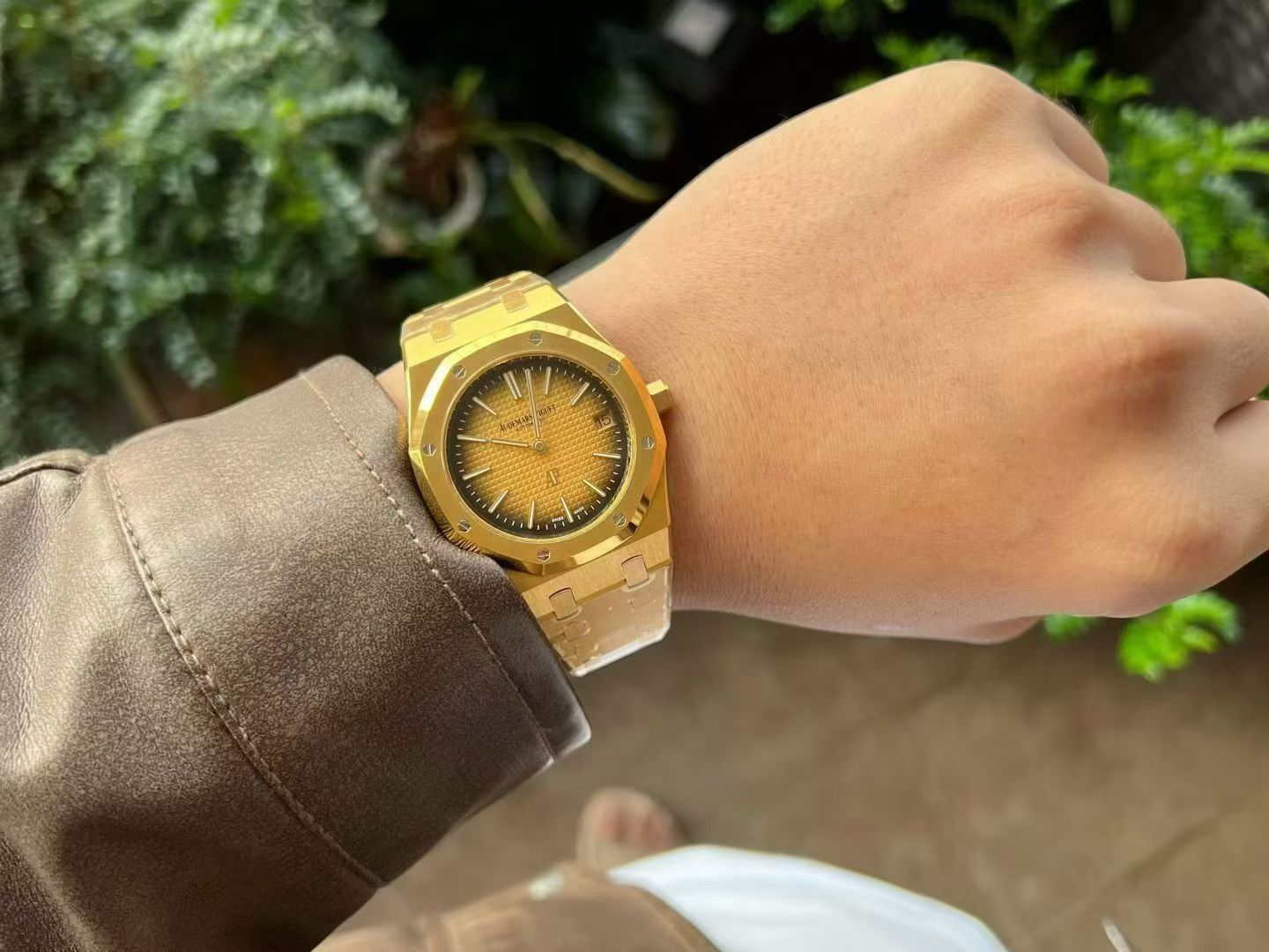 ZF愛彼皇家橡樹高仿手錶 Audemars Piguet replica watches 16202BA.OO.1240BA.02腕表 /  