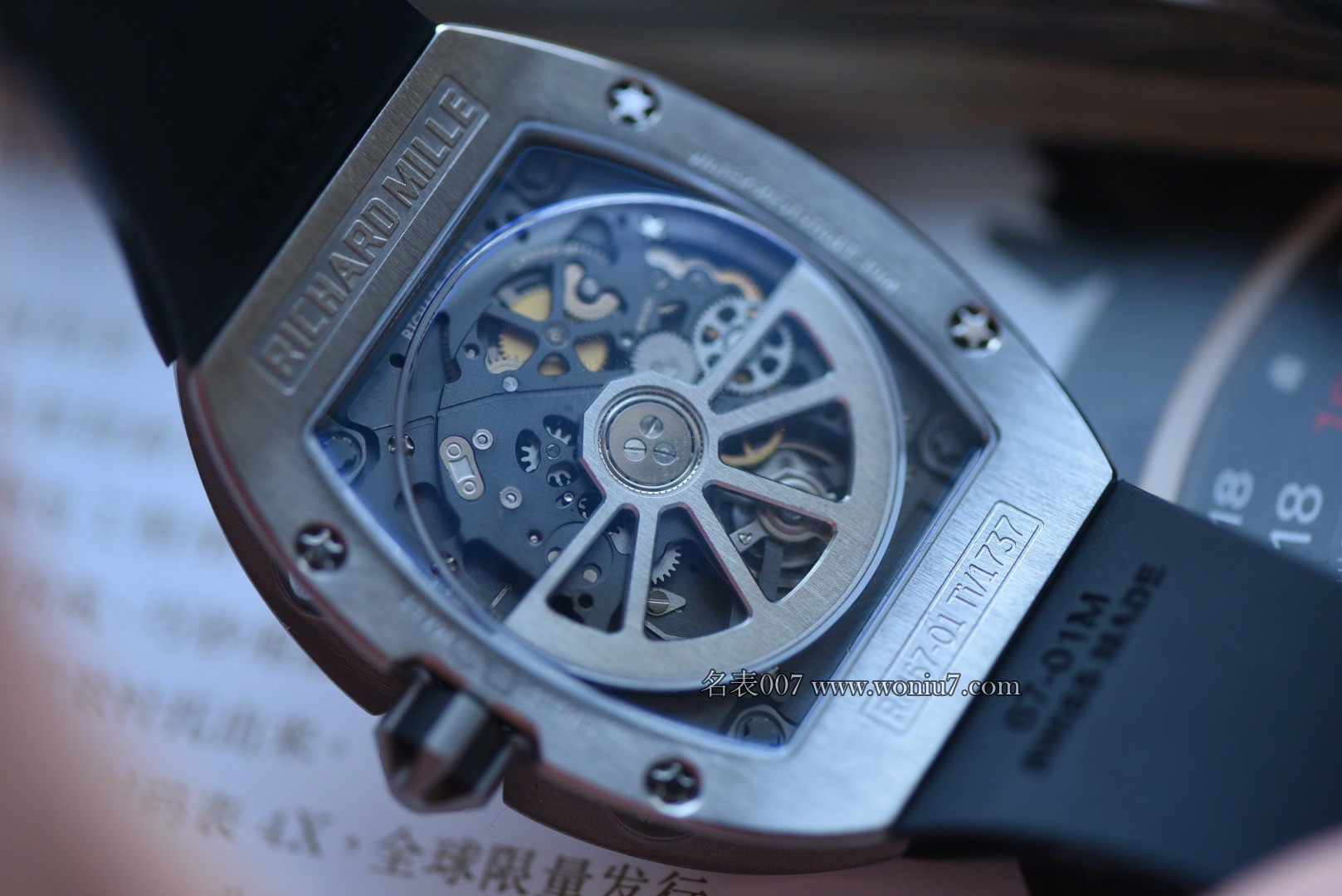 VAUCHER高端定制对版功能理查德米勒 顶级复刻手表RM67-01全钛 超轻70G /  